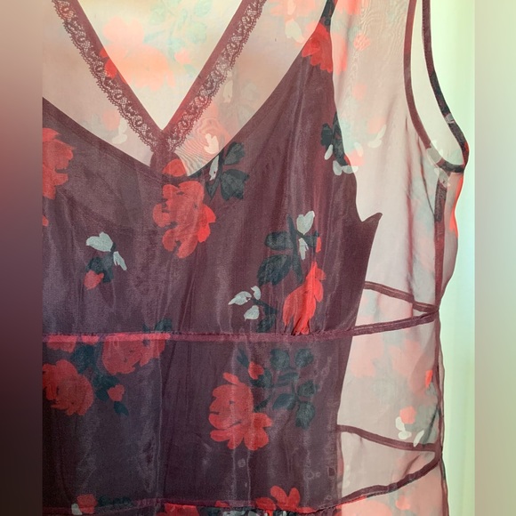 Coach Sleeveless Organza Dress in Floral Pattern - Picture 2 of 9